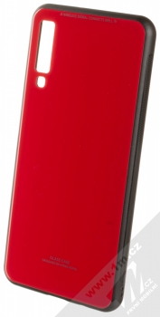 Forcell Glass ochranný kryt pro Samsung Galaxy A7 (2018) červená (red)