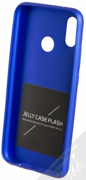 Forcell Jelly Matt Case TPU ochranný silikonový kryt pro Huawei P20 Lite modrá (blue) zepředu