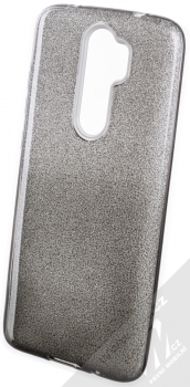 Forcell Shining Duo třpytivý ochranný kryt pro Xiaomi Redmi Note 8 Pro stříbrná černá (silver black)