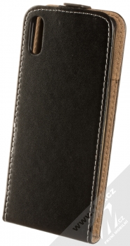 Forcell Slim Flip Flexi otevírací pouzdro pro Sony Xperia L3 černá (black) zezadu