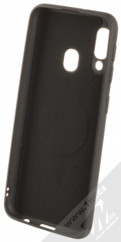 Forcell Soft Magnet Case TPU ochranný kryt podporující magnetické držáky pro Samsung Galaxy A20e černá (black) zepředu