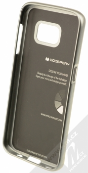 Goospery i-Jelly Case TPU ochranný kryt pro Samsung Galaxy S7 šedá (metal grey) zepředu