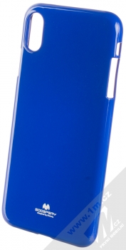 Goospery Jelly Case TPU ochranný silikonový kryt pro Apple iPhone XS Max tmavě modrá (dark blue)