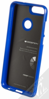 Goospery Jelly Case TPU ochranný silikonový kryt pro Huawei P Smart tmavě modrá (dark blue) zepředu