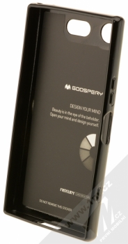 Goospery Jelly Case TPU ochranný silikonový kryt pro Sony Xperia XZ1 Compact černá (black) zepředu