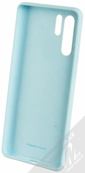 Huawei Silicone Case originální ochranný kryt pro Huawei P30 Pro světle modrá (light blue) zepředu