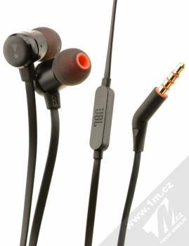 JBL T290 sluchátka s mikrofonem a ovladačem černá (black)