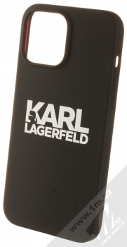 Karl Lagerfeld Silicone Stack Logo ochranný kryt pro Apple iPhone 13 Pro Max (KLHCP13XSLKLRBK) černá (black)