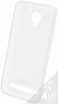 Kisswill TPU Open Face silikonové pouzdro pro Lenovo Vibe C2 bílá průhledná (white) zepředu