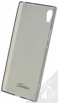 Kisswill TPU Open Face silikonové pouzdro pro Sony Xperia XA1 černá průhledná (black) zepředu