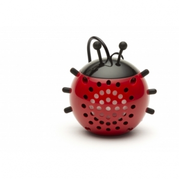 KitSound Mini Buddy Ladybird reproduktor pro mobilní telefon, mobil, smartphone - Beruška červená (red)