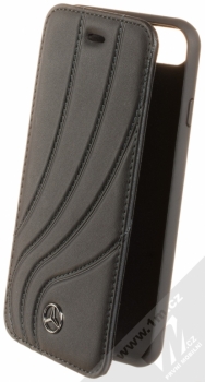 Mercedes New Organic II flipové pouzdro pro Apple iPhone 6, iPhone 6S, iPhone 7, iPhone 8 (MEFLBKI8DCLBK) černá (black)