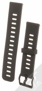 MiJobs Silicon Wrist Strap silikonový pásek na zápěstí pro Xiaomi Amazfit Pace, Amazfit 2 Stratos černá žlutá (black yellow) zepředu