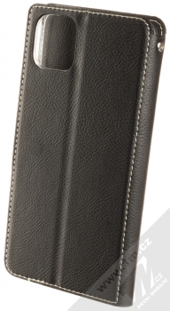 Molan Cano Issue Diary flipové pouzdro pro Apple iPhone 11 Pro Max černá (black) zezadu