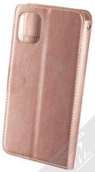 Molan Cano Issue Diary flipové pouzdro pro Apple iPhone 11 růžově zlatá (rose gold) zezadu