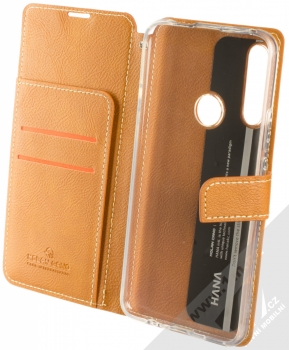 Molan Cano Issue Diary flipové pouzdro pro Huawei P Smart Z hnědá (brown) otevřené