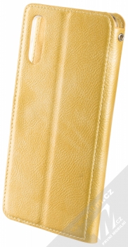 Molan Cano Issue Diary flipové pouzdro pro Samsung Galaxy A70 zlatá (gold) zezadu