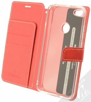 Molan Cano Issue Diary flipové pouzdro pro Xiaomi Redmi Note 5A Prime červená (red) otevřené