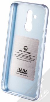 Molan Cano Jelly Case TPU ochranný kryt pro Huawei Mate 20 Lite blankytně modrá (sky blue) zepředu