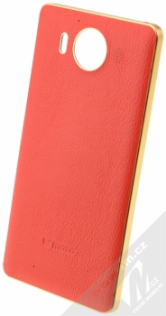 Mozo luxusní zadní kryt s Qi bezdrátovým nabíjením a NFC pro Microsoft Lumia 950, Lumia 950 Dual Sim červená (red)