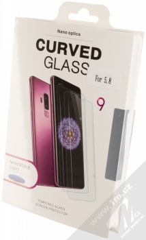 Nano Optics 5D UV Premium Tempered Glass ochranné tvrzené sklo na kompletní displej pro Apple iPhone X, iPhone XS krabička