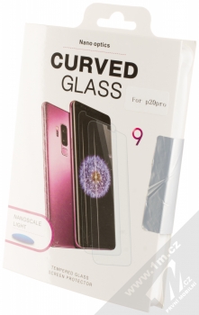Nano Optics 5D UV Premium Tempered Glass ochranné tvrzené sklo na kompletní displej pro Huawei P20 Pro krabička