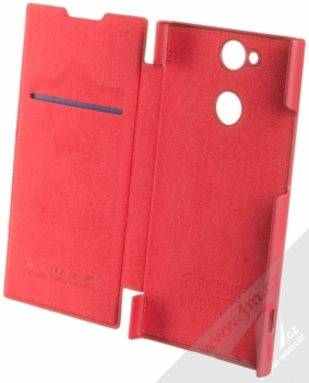 Nillkin Qin flipové pouzdro pro Sony Xperia XA2 červená (red) otevřené