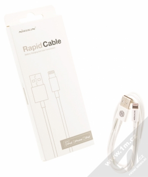 Nillkin Rapid Cable USB kabel s Apple Lightning konektorem pro Apple iPhone, iPad, iPod (licence MFi) bílá (white) balení