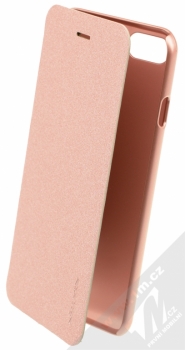 Nillkin Sparkle flipové pouzdro pro Apple iPhone 7 růžově zlatá (rose gold)