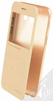Nillkin Sparkle flipové pouzdro pro Samsung Galaxy A5 (2017) zlatá (gold)