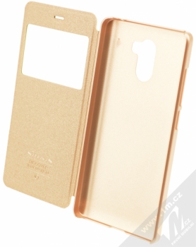 Nillkin Sparkle flipové pouzdro pro Xiaomi Redmi 4 zlatá (gold) otevřené