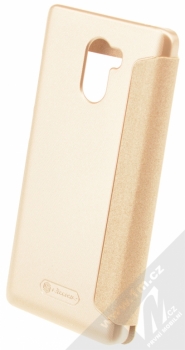 Nillkin Sparkle flipové pouzdro pro Xiaomi Redmi 4 zlatá (gold) zezadu
