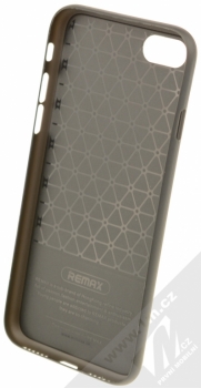 Remax Mugay ochranný kryt pro Apple iPhone 7 černá ořech (walnut) zepředu