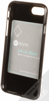 Roar LA-LA Glaze TPU ochranný kryt pro Apple iPhone 7, iPhone 8 černá (black) zepředu