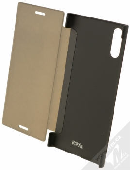 Roxfit Pro-2 Book Case flipové pouzdro pro Sony Xperia XZ (PRO5169B) černá (black) otevřené