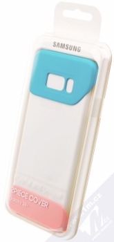 Samsung EF-MG955CL 2Piece Cover originální dvoubarevný ochranný kryt pro Samsung Galaxy S8 Plus modrá broskvová (blue peach) krabička