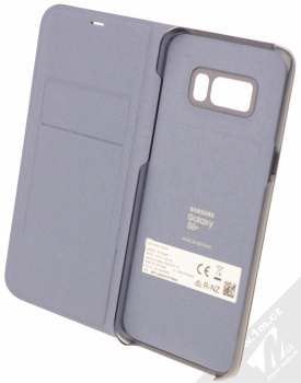 Samsung EF-NG955PV LED View Cover originální flipové pouzdro pro Samsung Galaxy S8 Plus fialová (purple) otevřené