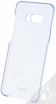 Samsung EF-QG955CL Clear Cover originální průhledný ochranný kryt pro Samsung Galaxy S8 Plus modrá (blue) zepředu