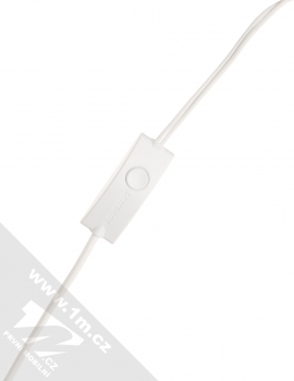 Samsung EHS61ASFWE originální stereo headset s tlačítkem a konektorem Jack 3,5mm bílá (white) ovladač