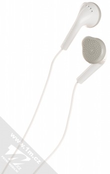 Samsung EHS61ASFWE originální stereo headset s tlačítkem a konektorem Jack 3,5mm bílá (white) sluchátka