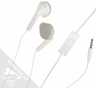 Samsung EHS61ASFWE originální stereo headset s tlačítkem a konektorem Jack 3,5mm bílá (white)