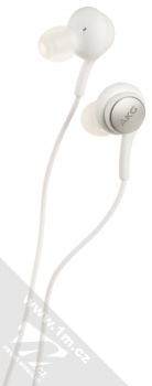 Samsung EO-IG955BW originální stereo headset AKG s tlačítkem a konektorem Jack 3,5mm bílá (white) sluchátka