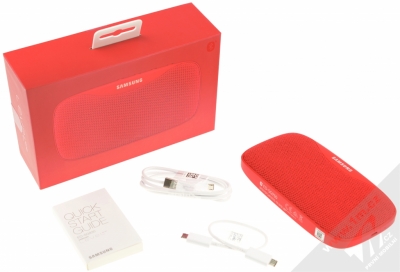 Samsung EO-SG930CR Level Box Slim Bluetooth reproduktor červená (red) balení