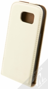 Sligo Elegance flipové pouzdro pro Samsung Galaxy S6 bílá (white) zezadu