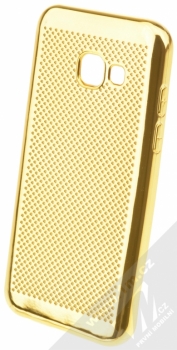 Sligo Luxury pokovený TPU ochranný kryt pro Samsung Galaxy A3 (2017) zlatá (gold)