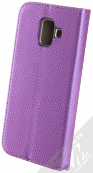 Sligo Smart Magnet flipové pouzdro pro Samsung Galaxy A6 (2018) fialová (purple) zezadu