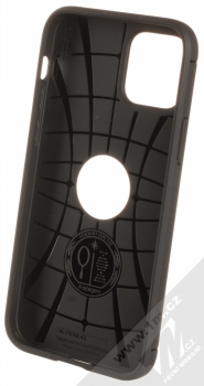 Spigen Rugged Armor odolný ochranný kryt pro Apple iPhone 12, iPhone 12 Pro černá (matte black) zepředu