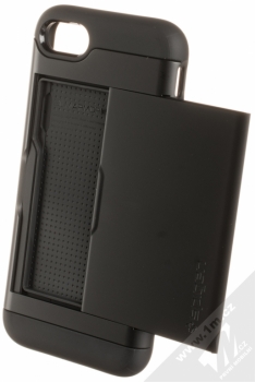 Spigen Slim Armor CS odolný ochranný kryt s kapsičkou pro Apple iPhone 7, iPhone 8 černá (black) otevřené