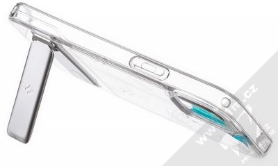 Spigen Slim Armor Essential S odolný ochranný kryt se stojánkem pro Apple iPhone 13 mini průhledná (crystal clear) stojánek