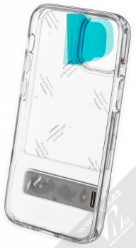 Spigen Slim Armor Essential S odolný ochranný kryt se stojánkem pro Apple iPhone 13 mini průhledná (crystal clear) zepředu